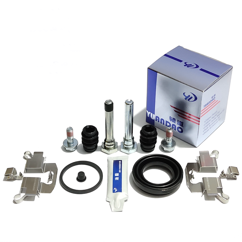 Front Rear Brake Caliper Bracket Kit - Tornillo de pasador de guía de